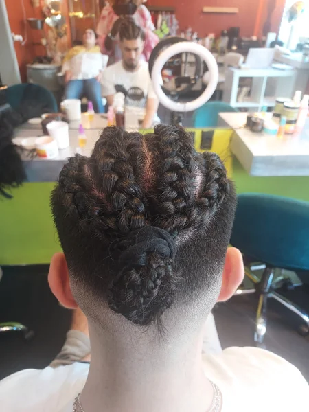 Cornrows — opsætning bagfra
